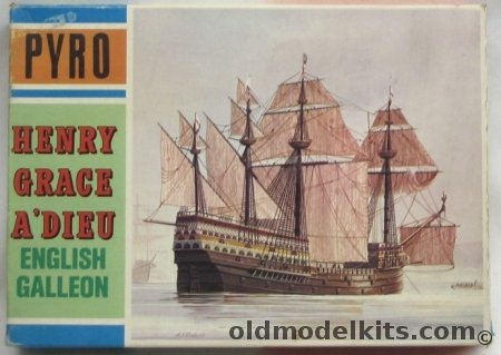 Pyro Henry Grace A'Dieu English Galleon, B260-125 plastic model kit